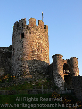 HRS 5413 Conwy Castle turret 2006