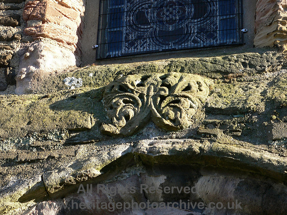 HRS 5416 Conwy church carving 2007