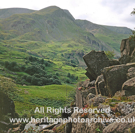 HRS 5954 Nant Ffrancon from waterfall near Llyn Ogwen 2000