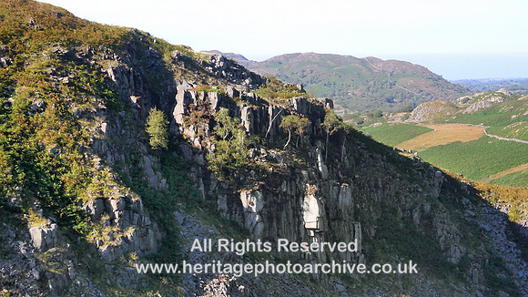 HRS 7305 Brantrake Crags, exposure of Eskdale granite