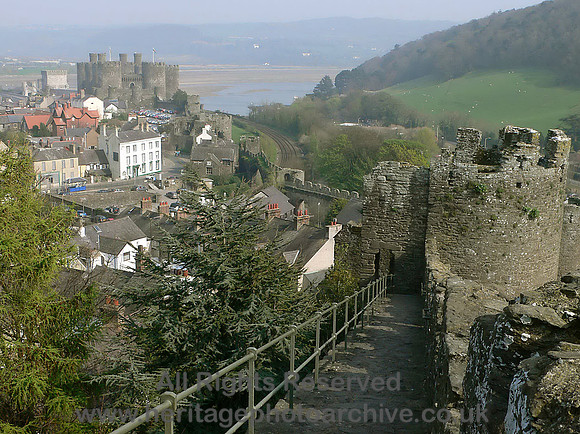 HRS 200 Conwy from the highest point on town walls