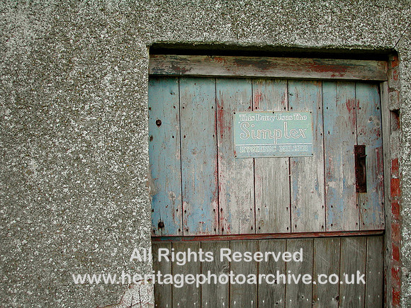 HRS 6410 Ysbyty Ifan, Milking parlour, advertisement 2008