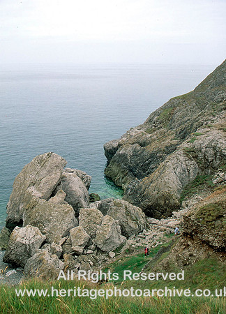 HRS 6012  Little Orme, Huge detached blocks or glacial erratics 2004