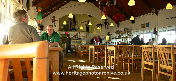 HRS 6034 Llanfairfechan, Interior of beach cafe  2008