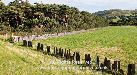 HRS 6037A Llanfairfechan, Slate fence 2008