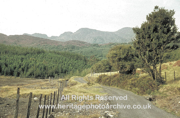 HRS 6063 Road down to Llyn Geirionydd 1970