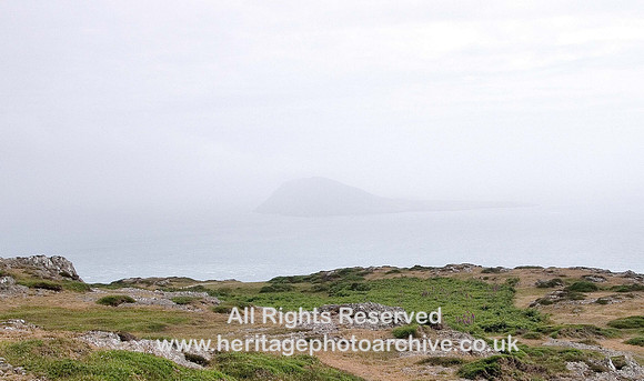 HRS 6066 Lleyn Peninsula, Bardsey Island, summer mist 2008