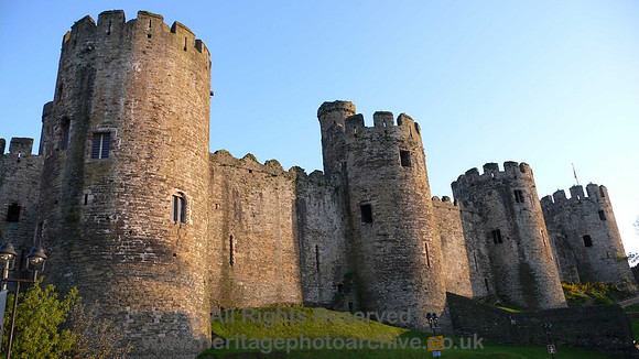 HRS 218 Conwy Castle evening 2006