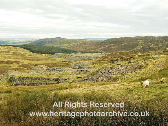 HRS 6120 Rhiw bach quarry in distance from Manod 2008