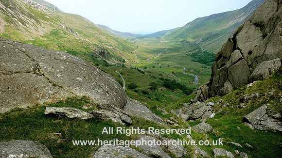 HRS 6158 Nant ffrancon Pass looking north 2007