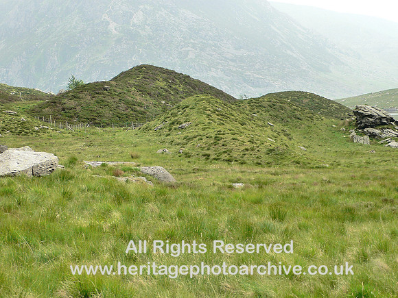 HRS 6162 Cwm Idwal, moraines looking NNE 2007