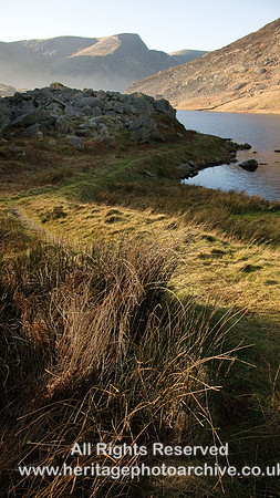 HRS 6165 Llyn Ogwen, rock pile 2007