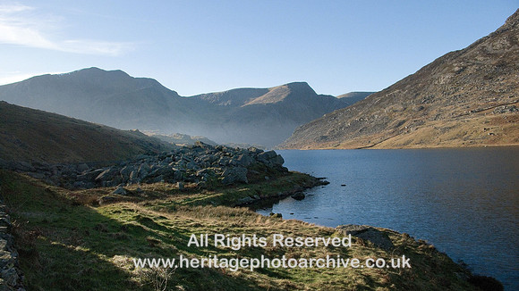HRS 6164 Llyn Ogwen rock pile 2007