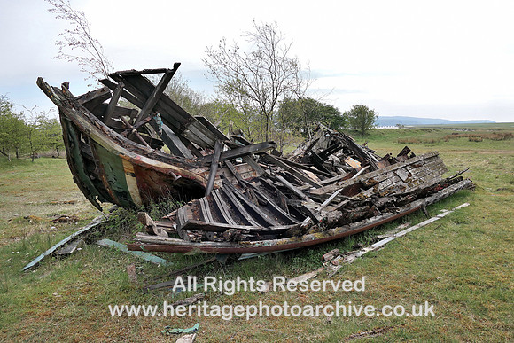 HRS 10741 Ulpha, fishing boat remains L1011615