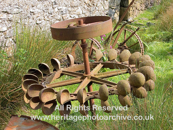 HRS 6207 Oerddwr uchaf, Pelton wheel buckets 2008