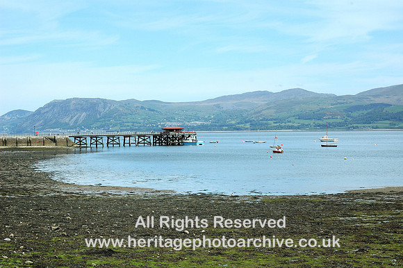 HRS 6243 Beaumaris pier and Snowdonia 2005