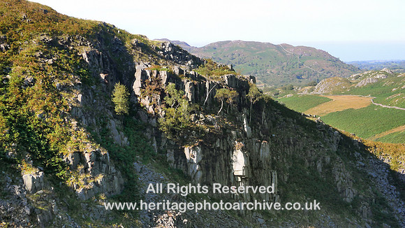 HRS 7317 Brantrake Crags, exposure of Eskdale granite