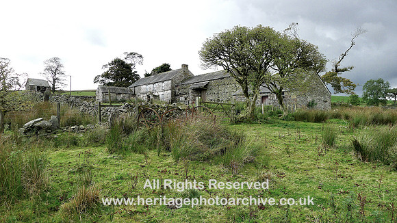 HRS 7332 Buskett Howe farmhouse, and horse-drawn rake