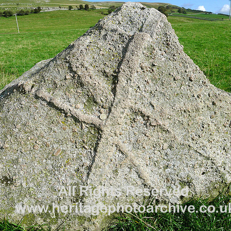 HRS 7344 Orton Neolithic stone circle glacial erratic with Shap granite aplites