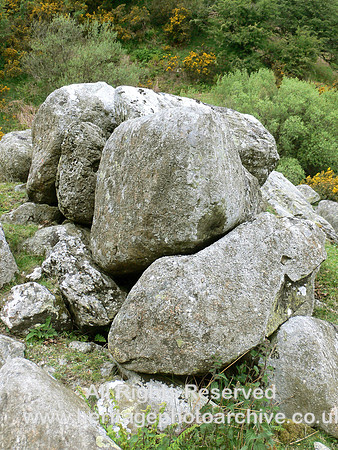 HRS 6377 Natural flood positioning of 18 boulders rather than by man