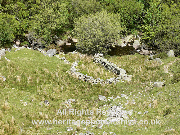 HRS 6383 Sheep enclosure in drainage channel Tafolog
