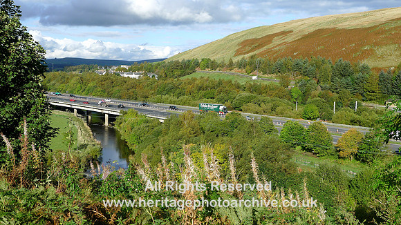 HRS 7356 Tebay, and M6 looking eastward
