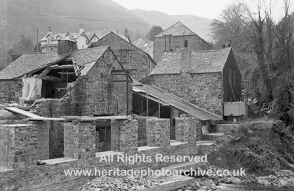 HRS 6392 Trefriw woollen mills reconstruction c1970s