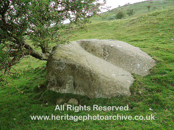 HRS 6305 Unusual stone, Maen-y-bardd, Roewen 2005