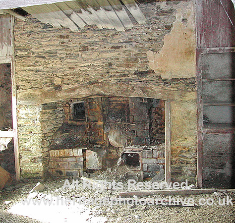 HRS 6457 Hafod Gau, Gwytherin fireplace 2005