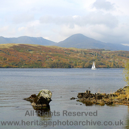 HRS 7366 Coniston Water, Old Man of Coniston mountain