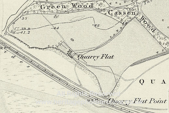 MAP, Holker Quarry Flat 1847