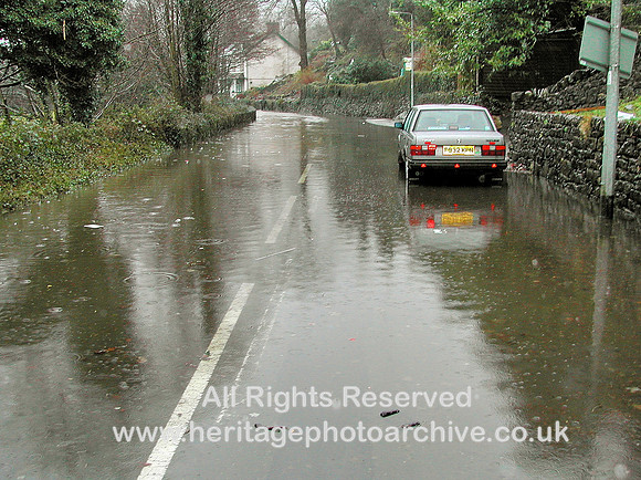 HRS 6527 Conwy Valley floods, Trefriw Feb 2005