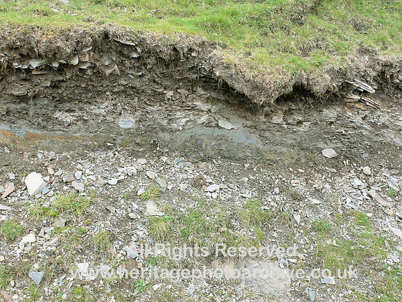 HRS 6553 Blue clay between till layers Fethaland 2006