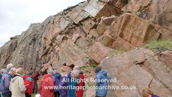 HRS 6559 Red granite, Housetter. Shetland 2006