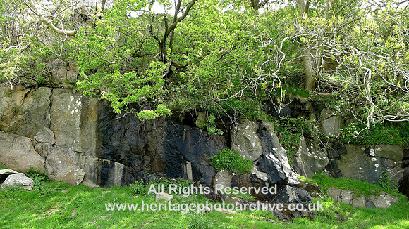 Holker Quarry Flat N western side