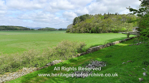 Holker Quarry Flat Quarry N rt reclaimed saltmarsh and low cliffs