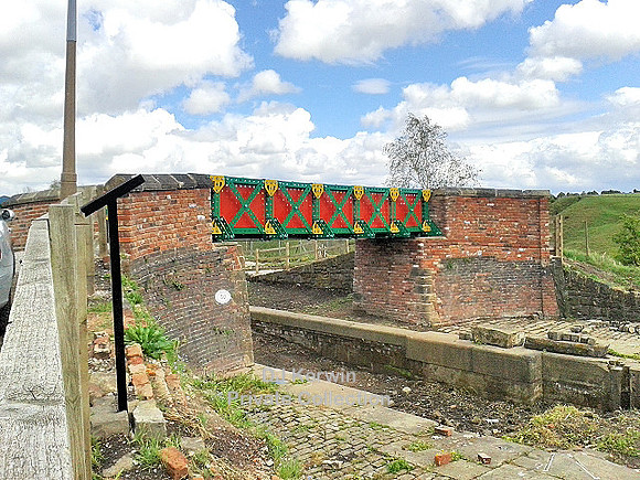 Manchester, Bolton and Bury Canal, Prestolee Locks, Meccano Bridge 2013