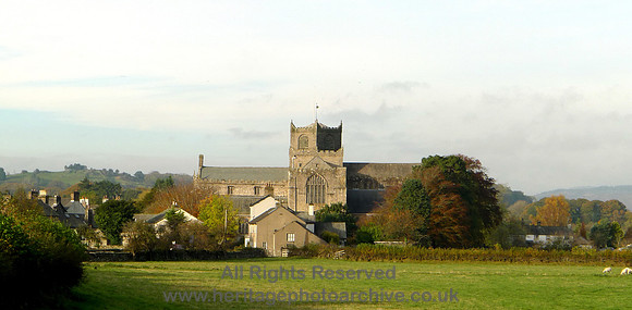 HRS 7370 Cartmel Priory from the south panoramic