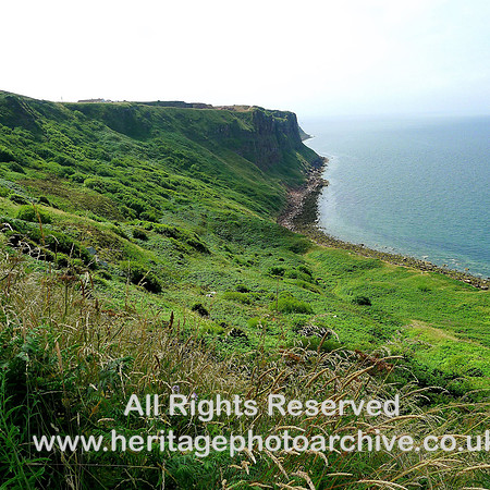 HRS 6682 St Bees, looking South over landslip