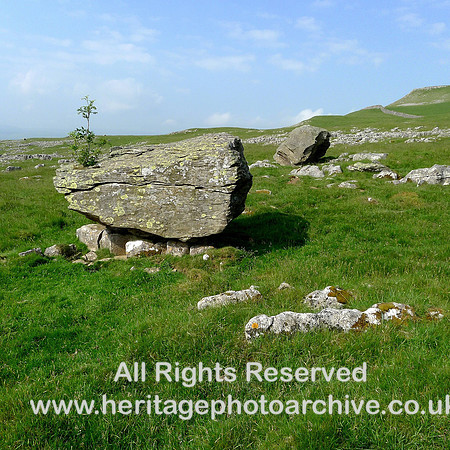 HRS 6652 Norber, Erratic at NE end of field