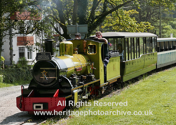 Ravenglass and Eskdale Railway,  Northern Rock Loco 26 May 2023