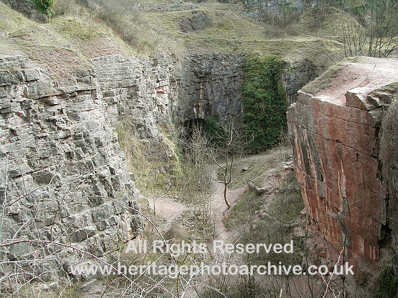 HRS 974 Llanymynech limestone quarry 2004