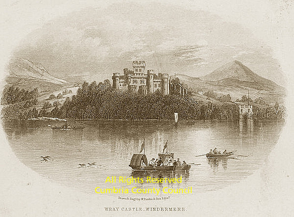 Wray Castle, Windermere 1855