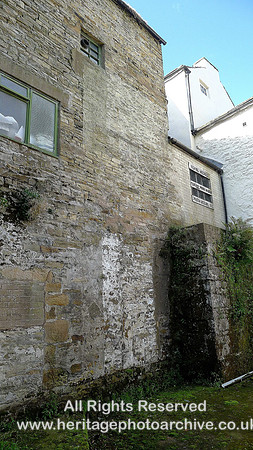 HRS 6756 Alston, cornmill waterwheel support wall