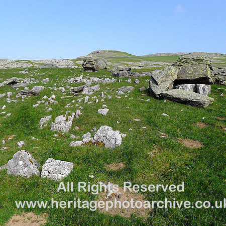 HRS 6631 Norber, Fragmented limestone pavement