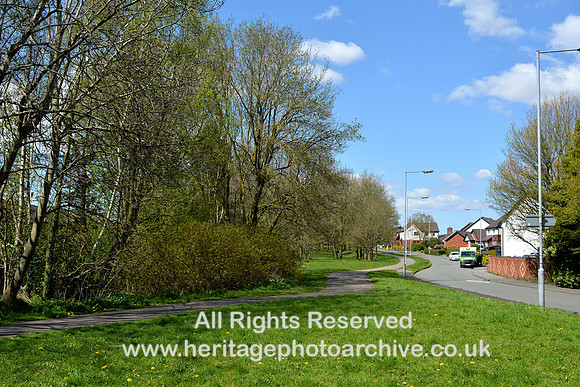 HRS 11544 Radcliffe, Greenbank Road, site of former railway cutting SD 78101 408109 20 April 2023