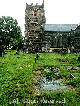 Radcliffe Parish Church, graveyard 2013