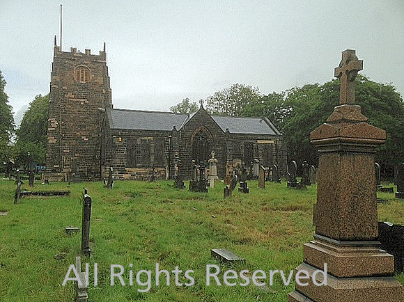 St Mary's Parish Church, Radcliffe -graveyard