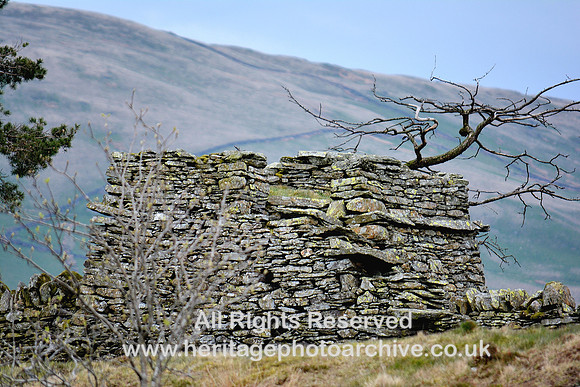 HRS 8453 Bannisdale old quarry showing interior top of tower