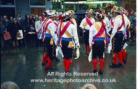 HRS 10827 Radcliffe Bacup Coconutters, Rushbearing 1974